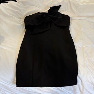 Gianni Bini Black One Shoulder Dress